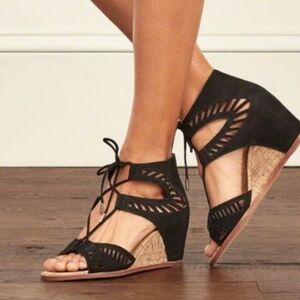 Dolce Vita 'Linsey' Lace-Up Wedge, Women's Size 12